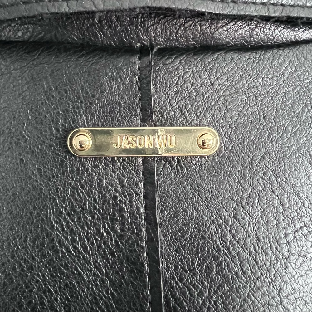Jason Wu Black Faux Leather Jacket - Picture 7 of 11
